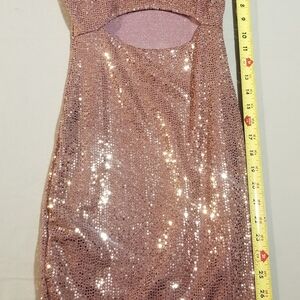 Pink Sequin Women's small Dress